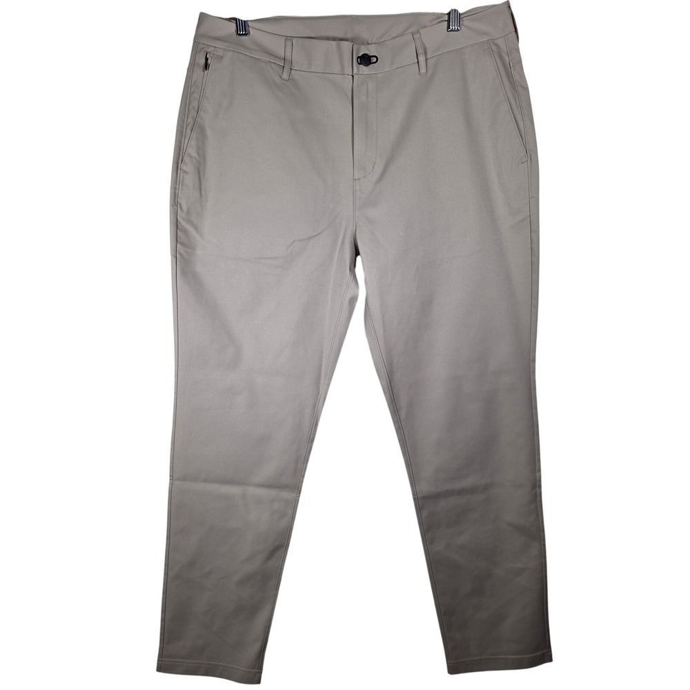 Public Rec Dealmaker Pants Mens 34x32‎ Khaki Tan Stretch Chino Golf Trousers
